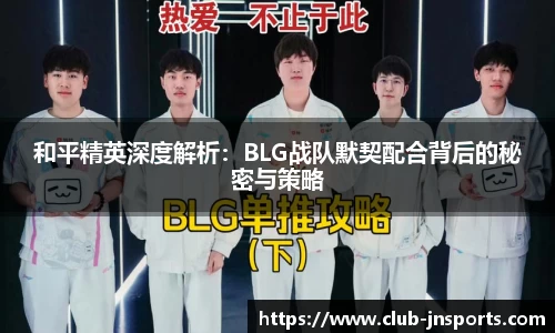 和平精英深度解析：BLG战队默契配合背后的秘密与策略